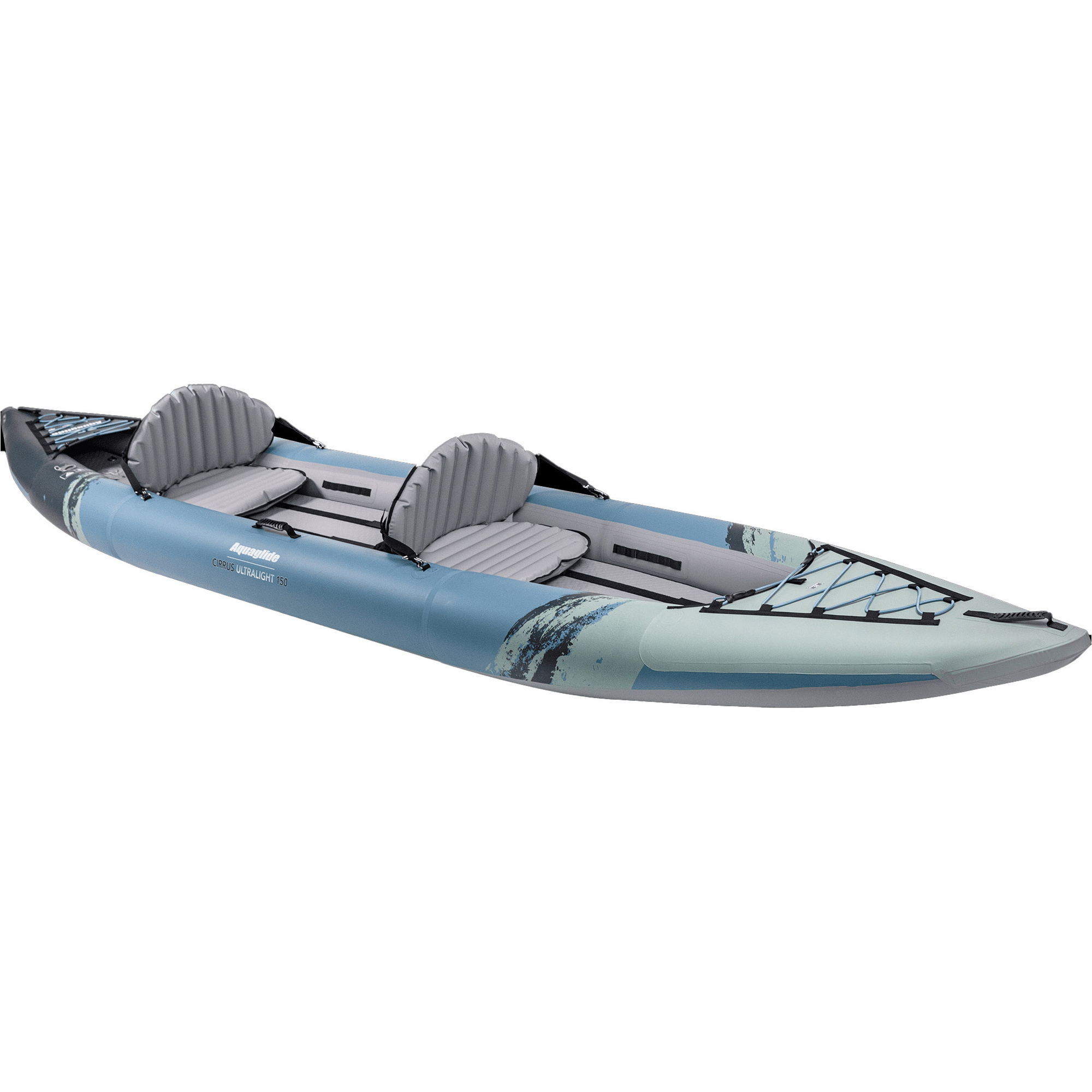 2026 Aquaglide Cirrus Ultralight 150 2 Person Kayak AG-K-CIR - Blue / Grey